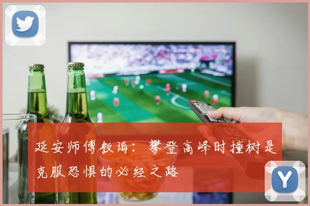 延安师傅教诲：攀登高峰时撞树是克服恐惧的必经之路