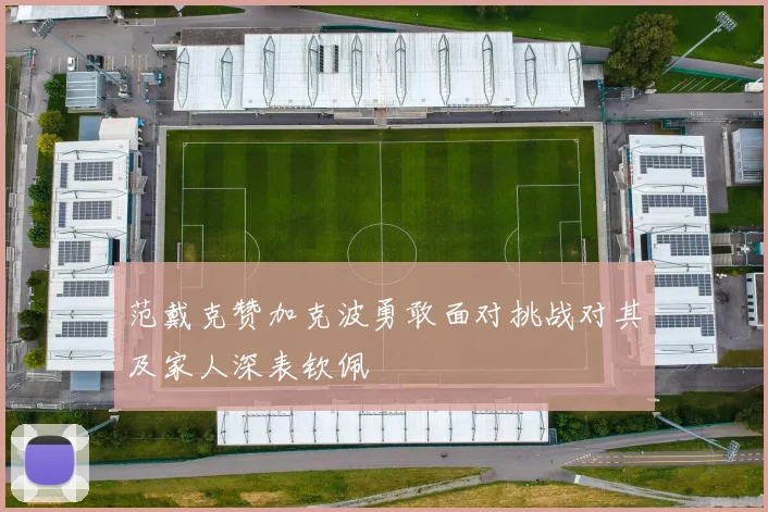 范戴克赞加克波勇敢面对挑战对其及家人深表钦佩
